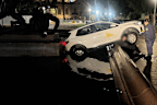 A French national has been charged after crashing into the Archibald Fountain at Hyde Park in Sydney overnight.