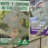 Greens election corflutes defaced with swastikas in Brisbane attack