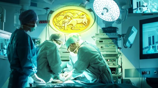 About 70 per cent of elective surgeries in Australia are carried out by private hospitals that are struggling to remain viable.