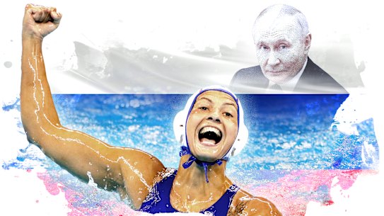 Captain of the Russian women's water polo team. 