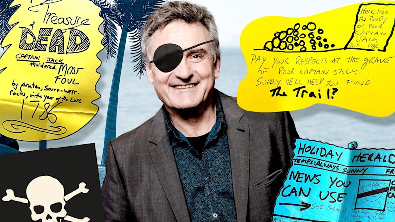 We go full pirate, with skull and crossbones and lots of ‘arrr, me hearties’