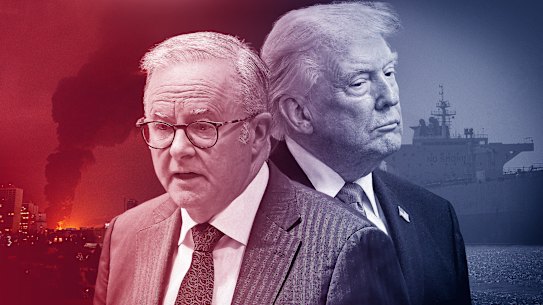 A guerra de Donald Trump no Irão não é popular na Austrália.