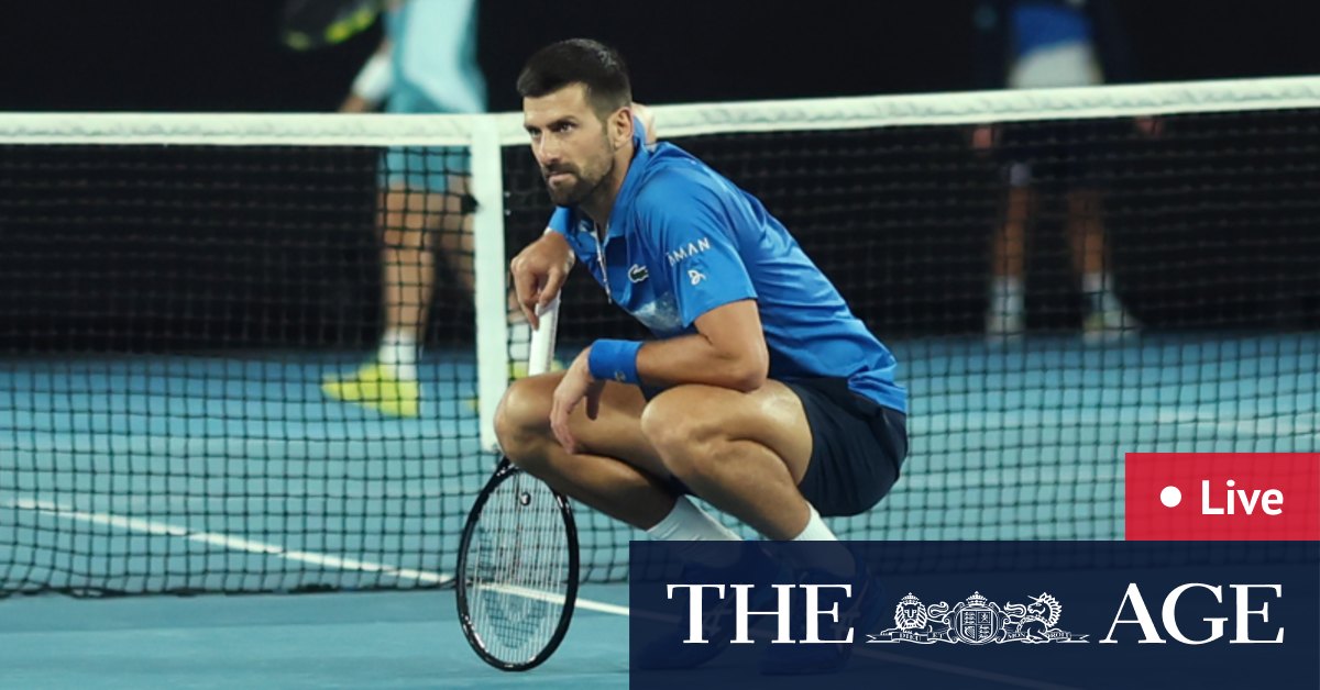 Australian Open 2025 LIVE updates Novak Djokovic v Carlos Alcaraz