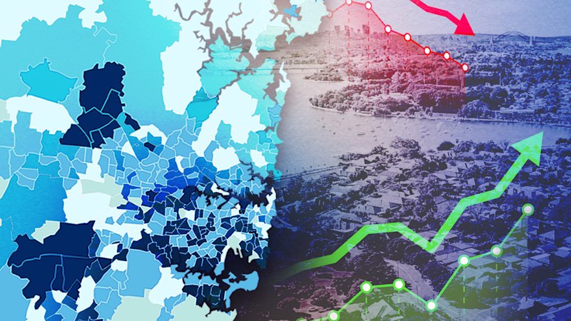 How much your Sydney suburb grew (or shrank) last year