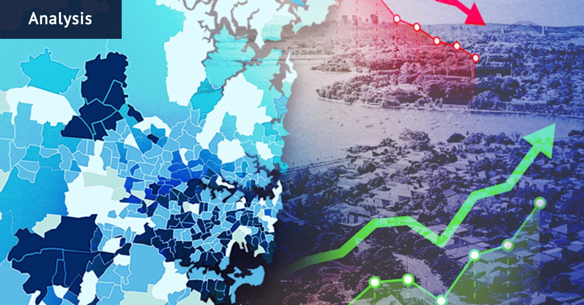 How much your Sydney suburb grew (or shrank) last year