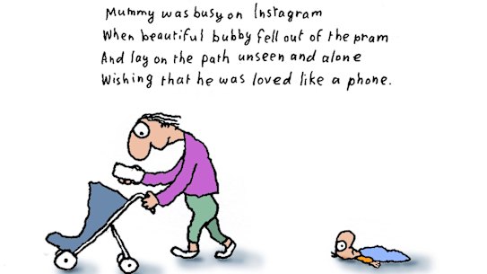 The cartoon at the centre of the controversy. 