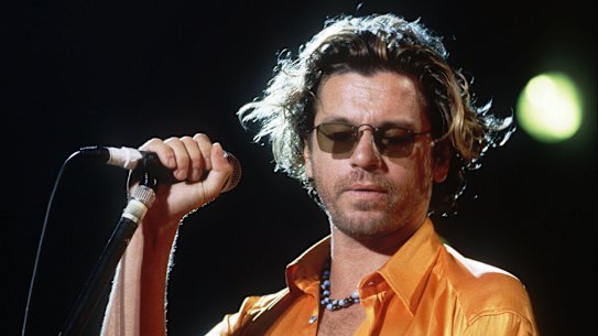 Ex-líder do INXS, o falecido Michael Hutchence.