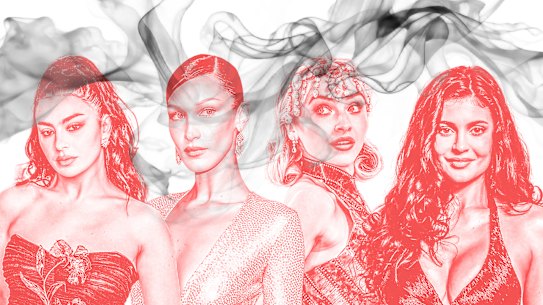 Charli XCX, Bella Hadid, Sabrina Carpenter and Kylie Jenner are among a growing number of celebrities who are photographed smoking on social media and in pop culture. 