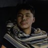 A photo released by Ukrainian officials purporting to show a North Korean soldier captured by Ukraine.
