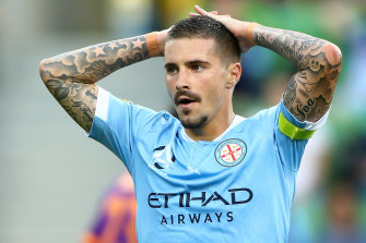 Jamie Maclaren scored City’s goal but had several other unsuccessful chances.