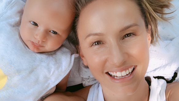 Libby Babet with daughter, Izzy.