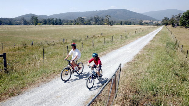 Rural cycling trips along former rail trails are becoming very popular.