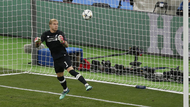 Horror show: Loris Karius had a Champions League final to forget.