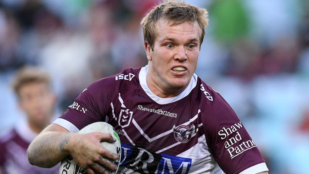 Flying under the radar: Jake Trbojevic says the Sea Eagles aren't of the same quality as the top-four sides.