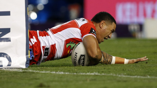 Cup protector: Tyson Frizell.