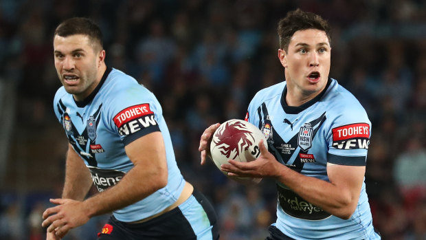 Tough Eel ... Mitchell Moses will miss two to three weeks after suffering a fracture in his back in Origin III.