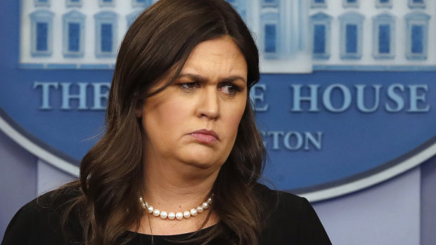 Donald Trump has defended Sarah Huckabee Sanders after she was kicked out of a Virginia restaurant.