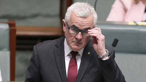 Independent MP Andrew Wilkie presented a bill to tighten electoral funding rules.