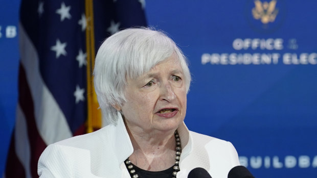 Janet Yellen said the economic damage caused by the coronavirus was an "American tragedy". 