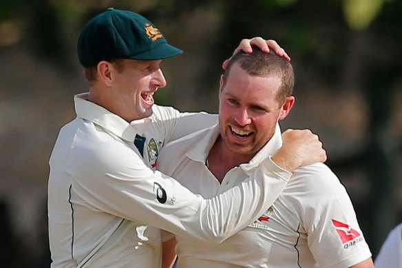 Spinner Jon Holland in Sri Lanka in 2016.