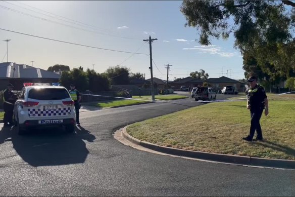 A man has been shot by police following an alleged carjacking in Geelong.