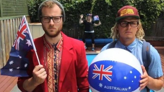 Radio breakfast hosts Will McMahon (left), and Woody Whitelaw (right) fail to fire.