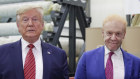 President Donald Trump in his first term with Anthony Pratt at a plant opening in Ohio in 2019.