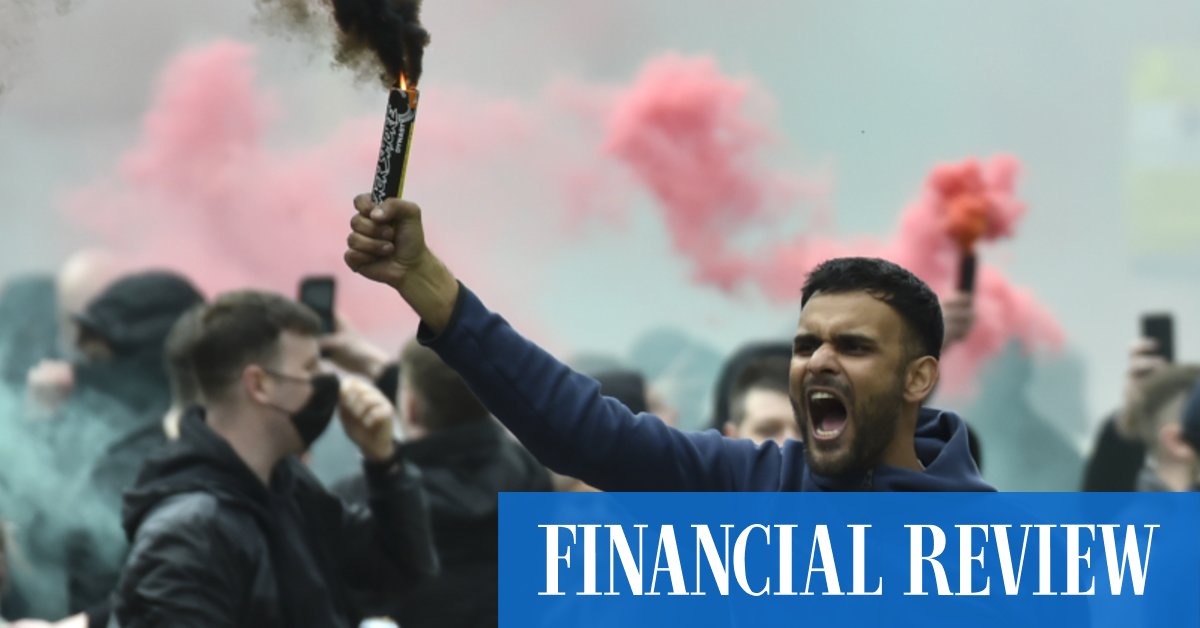 Manchester United owners rocked by protest over breakaway league