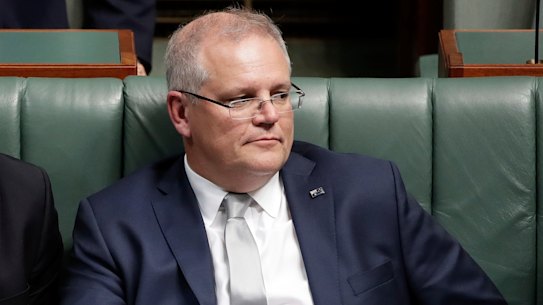 Treasurer Josh Frydenberg and Prime Minister Scott Morrison 