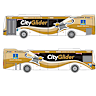 An artist’s impression of the proposed Gold CityGlider, previously released by Brisbane City Council.
