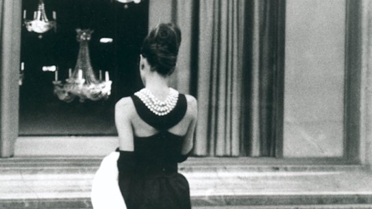 Audrey Hepburn in Breakfast at Tiffany's.