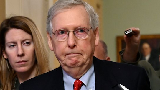 Senate Majority Leader Mitch McConnell.