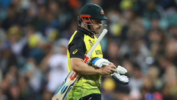 Aaron Finch has struggled to fire at the top of the order for Australia recently.