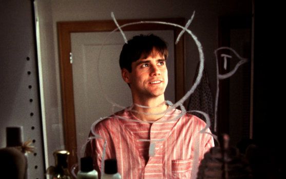 A cheerful everyman: Jim Carrey in The Truman Show.