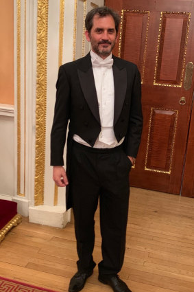 Nick Miller attends the Lord Mayor of London's 2019 Easter Banquet in style.