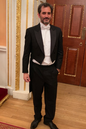 Nick Miller attends the Lord Mayor of London's 2019 Easter Banquet in style.