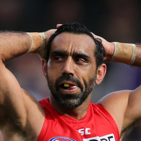 The treatment of Adam Goodes was a source of shame for the AFL community. 