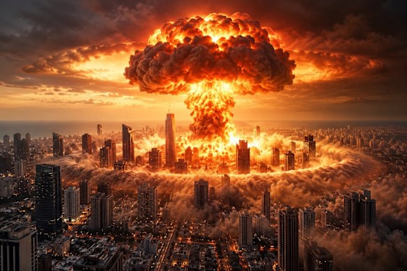 Days before the election, Netanyahu posted an AI-generated image of a nuclear bomb blowing up Tel Aviv.