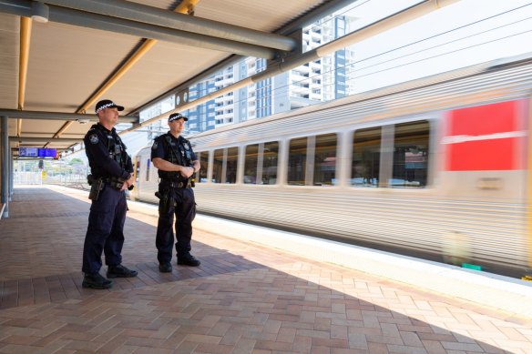 Queensland Police are investigating theft and vandalism on a major Brisbane train line.