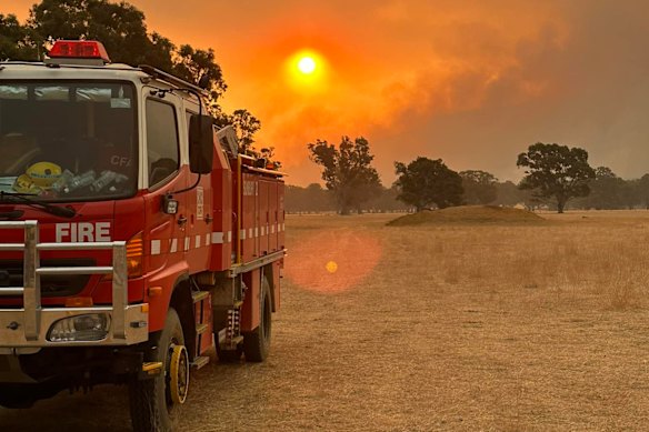 CFA volunteers in regional Victoria were unavailable to fight fires on Thursday night.