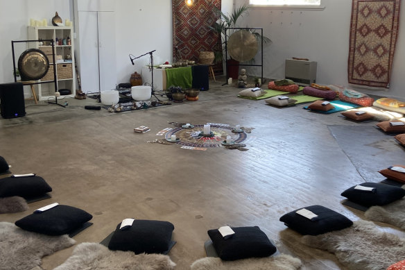 Inside the Soul Barn Creative Wellbeing Centre in Clunes.