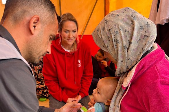 Australian aid worker Georgia Tacey in Gaza.