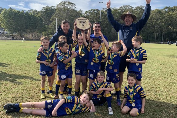 The Willoughby Roos won The Final Whistle Nines under 8B tournament in Newcastle in June.