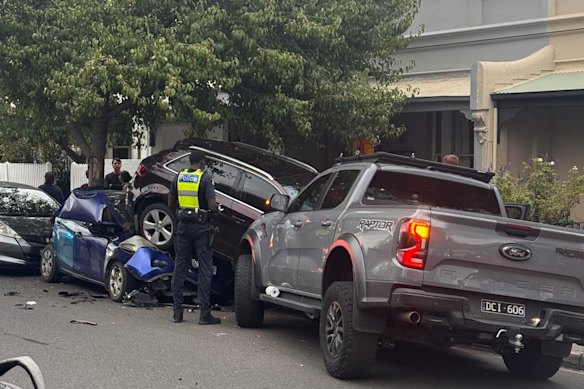 Ute stood in York Street, as shown in this photo.