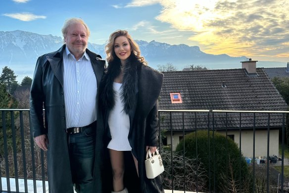 Richard White and his second wife, former criminal defence lawyer Zena Nasser.