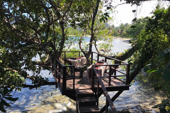 Part of Nanuku’s wellness program - the Treetop Spa.