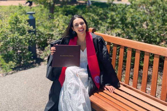 Rizina Yadav on her graduation day at Stanford University.