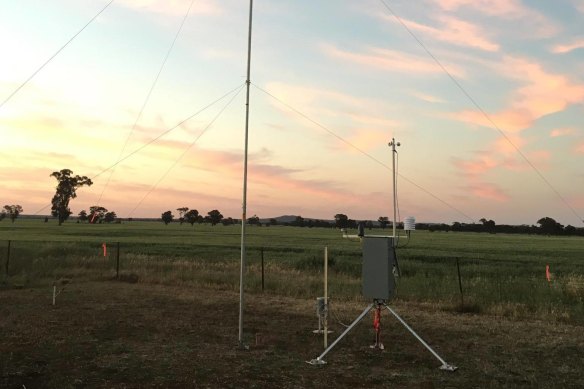 The portable automatic weather stations can be assembled in 15 minutes.