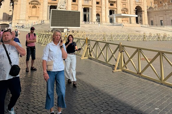 Senator Bridget McKenzie touring Saint Peter’s Basilica in Rome.