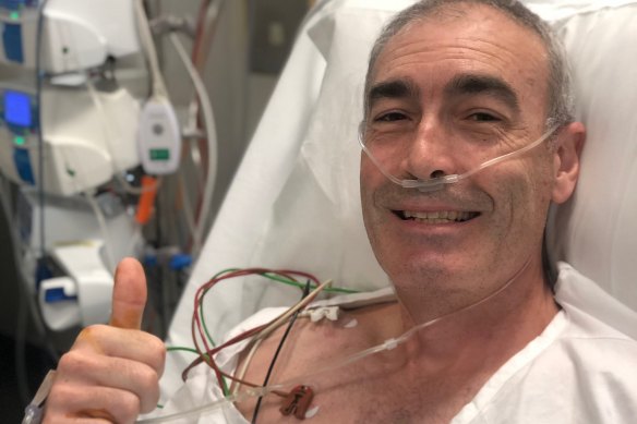 Greg Page is recovering in hospital.
